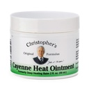 Christopher'ın Orijinal Formulas Cayenne Heat Ointment, Discomfort & Circulation için Herbal Topical'ı ısıtın, 2 fl ozz