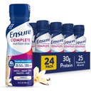 COMPLETE Vanilla Beslenme Shake, Tamam, Dengeli Meal Makyaj, İçmeye Hazır, 30g Protein, 25 Vitamin & Minerals, 10 fl oz -24 Pack