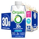 Ya da 30g Yüksek Protein Shake, Dairy Isolate Milk Protein, Vanilla Bean, 5g BCAAs, 1g Sugar Per Service, Mealchange, Iluten-Free 11 Fl Oz (Brook of 12)