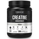 Jacked Factory Tinatine Monohidrat Toz 1000g - 5g Daily Kretine Supplement for Men and Women, Vegan-Friendly, Third-Party Tested - 200 Hizmet, Unflavored