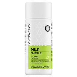 OxyEnergy Silymarin Milk Butle 300 mg Vitamin C, Inositol & Pueraria, Liver Detox & Tamir Desteği, Antioksi Desteği, 90 Vegetarian Capsules