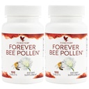 Forever Living - Bee Pollen - Energy and Nutrition with Bioactive Compounds - Vegetarian and Gluten-Free - 100 Tablets (Pack of 2)