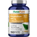 NusaPure Polypodium Nicotinamid 10:1 Ekstraksiyon, Veg Caps için 240 mg Eşlik - 150 Kont (Non-GMO, Soyfree, Bioperine)