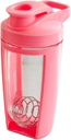 Moonlight Makers, Steel Whisk Ball ile 16oz Protein Shaker Şişe - Leakproof, Dishwasher Safe Gym Şişe, Protein Shakes & Preworkout Drinks Cooking Cup, Fitness Hediyeleri - Pink