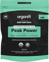 Organifi Peak Power, Pre Workout Powder to Support Hydration, with Lion's Mane and Guayusa