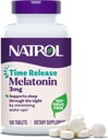 Natrol Melatonin Timed Release Tabletleri, 100 Kont (Pack of 3)