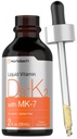 Horbäach Vitamin D3 K2 Liquid Drops | MK7 | 2 Fl Oz | Vegetarian, Non-GMO, Gluten Free Supplement Supplement Supplement