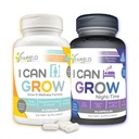 10+ & Gençler için Gün ve Gece Paketi Büyüyebilirim | L-Arginine, Colostrum, Magnezyum | Nourish Daily + Nighttime Sleep Aid for maximum Height & Development | 2Pack