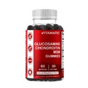 Vitamatic Glucosamine Chondroitin Gummies with MSM & Vitamin E - Ortak Destek Formula – 60 Pectin-Based Vegan Gummies