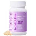 Premom Inositol Plus Supplement for Women, 2,000mg Myo-Inositol & 50mg D-Chiro Inositol, 40:1 Ratio, CoQ10, Methylfolate & Vitamin D3, Fertility, Hormone Balance & Ovarian Support*, 90 Veggie Capsules