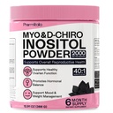 Pharmlitalia Myo-Inositol & D-Chiro Inositol Powder - Supplement for Women, Hormone Balance & Healthy Ovarian Support - 40:1 Blend, Great Alternative to Capsules (12.91 oz)
