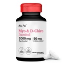 Myo-Inositol & D-Chiro Inositol Supplement for Women - Hormonal Balance, Menstrual Support & Ovarian Health - Ideal 40:1 Ratio - 120 Capsules