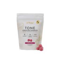 Arrae Tone Gummies – Kretine Monohidrat 5g for Women – Support Lean Muscle, Strength & Recovery – Hormon-Friendly Muscle Toning Supplement – Karma Berry Flavor – 90 Count