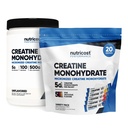 Nutricost Micronized Kretine Monohidrat 500 Grams ve 20 Stickpacks (Variety)