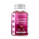 Vitamatic Glucose chewable Gummies - 60 Count - Natural Raspberry Flavor - 4G of Carbohydrate per Serving (1 Bottle)