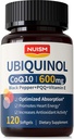 CoQ10 600mg Softgels,Ubiquinol Q10 Coenzyme Supplement,Coq 10 600mg Vitamins Maximum Absorption,Antioxidant Support for Heart Health & Energy