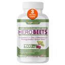 Gade Beslenme Kahramanları - Arıt Kök Kapsülleri 1500 mg - Organik Arıt Kök Toz + Vitamin C çinko, Yaşlılar, Pomegranate, Grape Tohumu - 3 Ay Supply