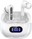 Kablosuz Earbuds P1 PRO, Kulak telefonları Clear Call Mics Ear Buds, Comfortable Fit, IPX7 Su Uzun Battery Life, 30H Playtime for Sports Workout