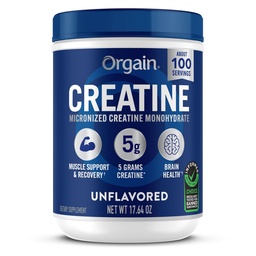 Ya da Kreat Monohidrat Mikronized Toz, 100 Hizmet, Unflavored, Supports Muscle growth, Post Workout Recovery and Brain Health, No Yapay Katkılar, Erkekler ve Kadınlar için (Pazarlama)