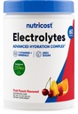 Nutricost Electrolyte Komplek Toz (60 Hizmet, Meyve Zü) - Hydration Supplement Drink Mix with Vitamins and Minerals