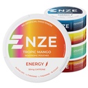 NZE Caffeine Nootropic Pouches (Variety Pack) - Enerji Pouches 50 mg Caffeine, Alpha GPC, L-Tyrosine & L-Theanine with No Sugar or Yapay Sweeteners - 15 Pouches Per Can - 5 Pack