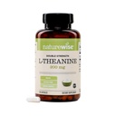 NatureWise Double Strength L-Theanine 200 mg - Vegan L Theanine Supplement for Relaxation + Sleep Support - NSF Sertifikalı L-Theanine - Non-GMO, ABD Üretildi - 120 Capsules[120 Day Supply]