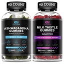 EFFECTIVE NUTRA Ashwagandha Gummies & Milk Butle Gummies