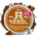Rebel Nootropic Energy Caffeine Pouches (Cinnamon Mocha) • 100 mg Caffeine • Alpha GPC • Huperzine A & Essential Vitaminler • Sugar-Free • Coconut Fiber Teknolojisi • 1 Pouches Per Can (Pack of 1)