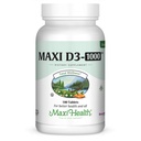 Maxi Health Vitamin D3 1000 IU Dietary Supplement - Easy to Swallow - Odorless & Tasteless - Supports Calcium Absorption, Immune Health and Bone Health in Adult Women & Men - 180 Tablets