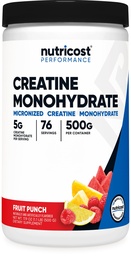 Nutricost Kretine Monohidrat Toz (Fruit Punch, 500 Gram)