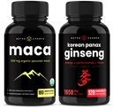NutraChamps Maca Root Capsules ve Koreli Chevrolet Capsules 2 Pack Schemp