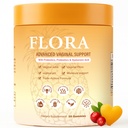 Flora Plus Probiotic Gummies for Women, Advanced Vaginal Support Probiotics Gummies, Ph Balance, Promote Healthy Vaginal Odor & Flora, Pineapple, 60 Count(1)
