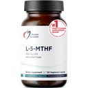 Sağlık L 5MTHF için tasarımlar - Quatrefolic L Metilfolate Supplement 1mg (1700 AFE) - Kadınlar ve Erkekler için İyileştirilmiş Folate Supplement - Destekler Metilasyon - Non-GMO, Gluten Free (120 Capsules)