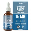 Organik L-Methylfolate 15 mg + Methylfolate B12 1000 Suit Sıvı Merdivenler-60 Hizmetler