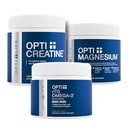 Opti + Strength & Recovery Sche - Kretine Pills, Triple Magnezyum & rTG Omega-3 Supplement Kit | Supports Muscle Performance, Recovery & Ortak Wellness* | 3Ürün Aktif Yaşam Tarzı Paketi