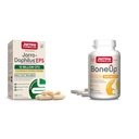 Jarrow Formulas Probiyotiks & Bone Support Supplement Sche with Jarro-Dofilius EPS 10 Milyar CFU and BoneUp with Vitamin D3, K2 &uba
