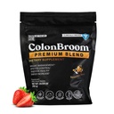 KolonBroom Premium Kilo Yönetimi Tamam (Strawberry, 90 Hizmet) - Kolon Broom Psyllium Husk Fiber Toz İç - Gluten Free, Non-GMO Koloni Bloating Relief & Gut Health
