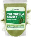 XPRS Nutra Chlorella Powder - Broken Cell Wall Chlorophyll Powder for Immunity - Vegan Friendly Chlorella for Complete Protein (16 Ounce)