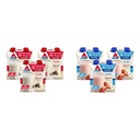 Atkins Vanilla Cream Meal Size Protein Shake, 23g Protein & Strawberry Protein Shake, 15g Protein, Low Glycemic, 2g Net Carb, 1g Sugar, Keto Friendly, 12 Count