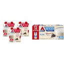 Atkins Vanilla Cream Meal Size Protein Shake, 23g Protein, Low Glycemic, 3g Carb & Creamy Vanilla Protein Shake, 15g Protein, Low Glycemic, 2g Net Carb, 1g Sugar