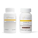 Integrative Therapeutics Bundle with Tri-Magnesium, 90 Capsules & Vitamin D3 125 mcg, 90 Flavored Chewables - Supports Heart Function & Bone Health* - Bone Health Support