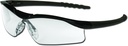 MCR Safety DL110AF Dallas Güvenlik Gözlükleri Polonyalı Black Frame ve Clear Anti-Fog Lens