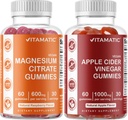 Vitamatic Magnezyum & Apple Cider Vinegar Gummies - 60 Vegan Her Şey