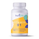 Bari Life Vitamin B1 100 mg Tabletleri, Thiamin, Thiamin, Diyetsel Supplement (100 Tablet)