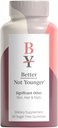 Daha İyi Genç Önemli Diğer Saç, Skin & Nails Supplement - A & Biotin ile Saç Büyümesi için Şekersiz Gummies - Cruelty-Free Women Hair Growth Tedavisi - 60ct, Strawberry Flavor