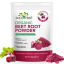 Organic Beet Root Powder – Raw, Non-GMO, Vegan, Gluten-Free Superfood for Smoothies, Juices & Baking | Natural Red Food Coloring, Rich in Fiber, Supports Circulation, 8oz
