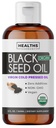 USDA Organic Black Cumin Tohum Yağı Sıvı (8 fl oz) Premium Cold-Pressed Nigella Sativa Prodüksiyon Pure - Antioksi Supplement - Vegan, Gluten-Free, & Non-GMO (No Pills veya Capsules)