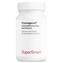Supersmart - Pycnogenol 200 mg per Day (Patented & Highly Bio available) - Fransız Deniz Bark Ekstraksiyon | Non-GMO & Gluten Free - 60 Vegetarian Capsules