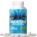 CREATURE® Creatine Complex - Creatine Monohydrate Capsules with 5 Types of Creatine Including Con-Crēt® Creatine HCL, Promotes Muscle, Strength, Endurance, Brain Health, 180 Veggie Caps, 60 Servings