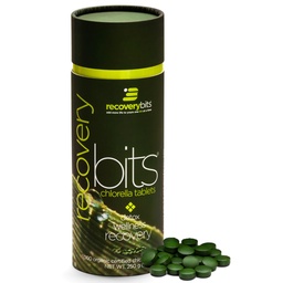 RECOVERYbits - Organik Klorella Tabletler - Plant-Based Algae Superfood - Chlorophyll - Cracked Hücre Duvar - Enerji - Immune System - Detox - Keto - Vegan - Non-GMO - Büyük Canister - 1000 Tabletler